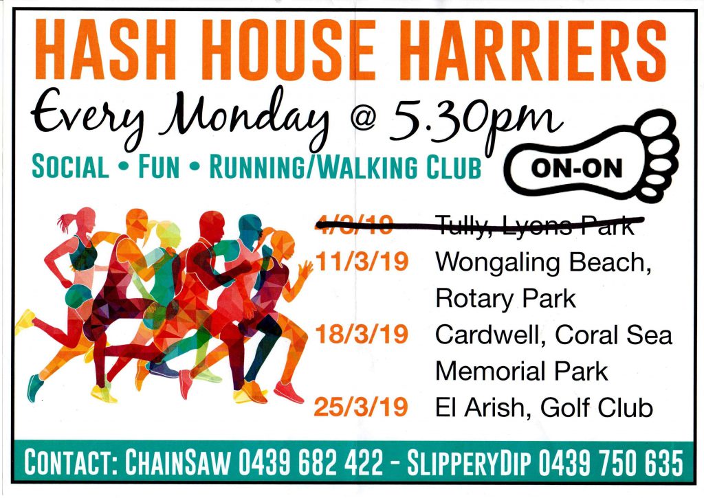 Hash House Harriers Mission Beach Tourism